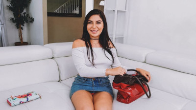 Witching Keira's small tits scene