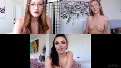 Pussy licking clip with delicate Karla Kush and Darcie Dolce from Squirting Lesbian