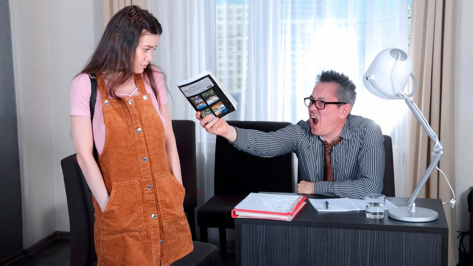 Tina Grey's old vs young scene by Tricky Old Teacher Free Porn Videos | BestPornHubs.