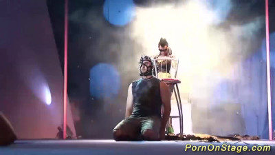 Exquisite slag's pornshow video