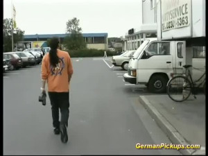 Attractive wooer's germanpickups action