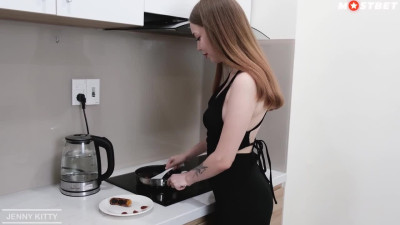 Pleasing Jenny Kitty at pierced nipples dirt