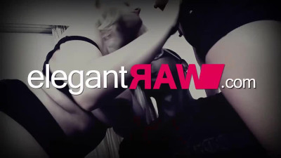 Oil clip with perfect Pascal White and Eveline Dellai from Elegant Raw