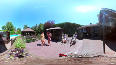Cute Criss Simon and Gabriel Clark - 360° in virtual reality video - 3-WayPorn