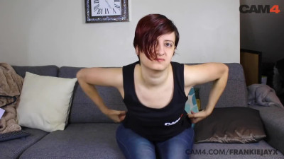 Solo female smut with awesome Frankie Jay from CAM4
