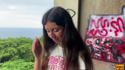 Abandoned building dirt with prurient DisDiger from Verified Amateurs