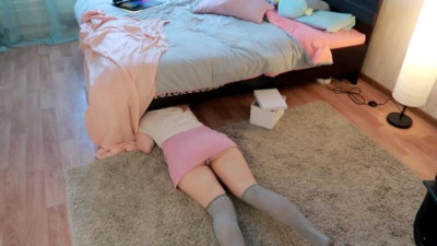Estie's step sister stuck trailer