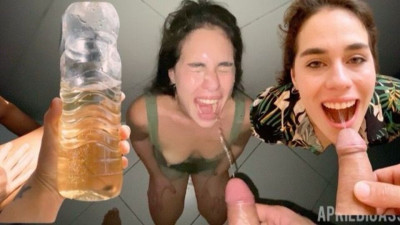 Deepthroat swallow porn with libidinous April BigAss from Verified Amateurs