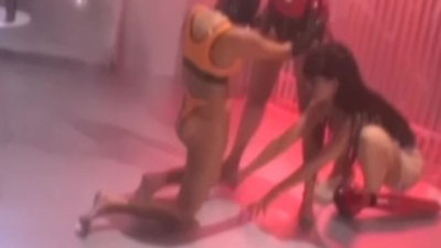 Latex Pussycats featuring slag's bondage smut